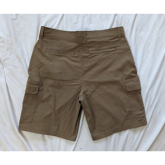 Orvis Shorts Men's 38 Tech Cargo Performance Hiking Brown Outdoors Stretch - Picture 2 of 4